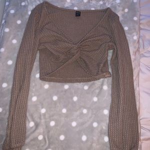 SHEIN cropped long sleeve